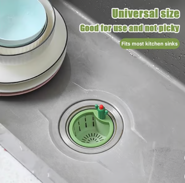 ⏳Begrenzte Zeit 50% Rabatt💥Cactus Kitchen Automatisch auskippender Spülbeckenfilter
