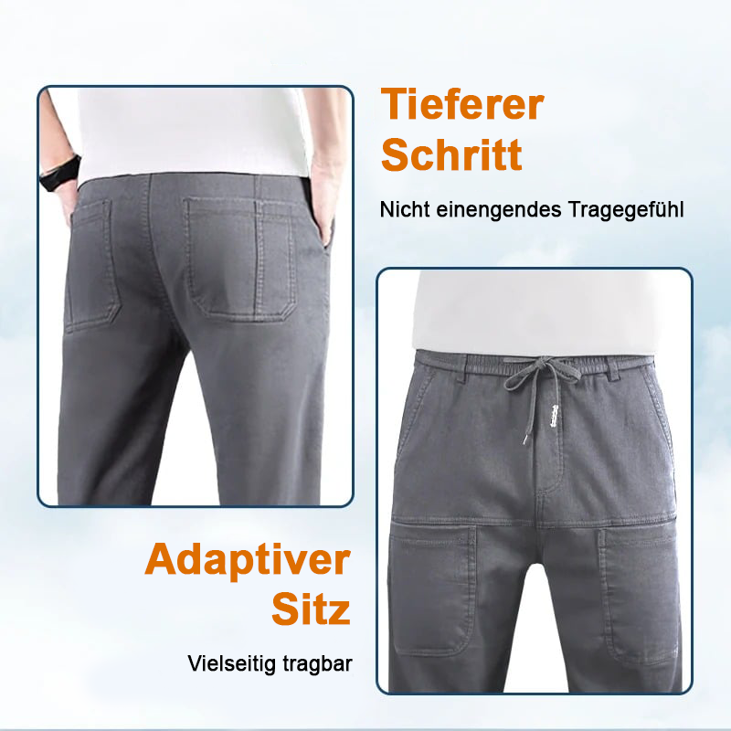 🔥Letzter Tag 60% Rabatt!🏆MultiPants – Hochelastische, strapazierfähige Cargohose mit vielen Taschen