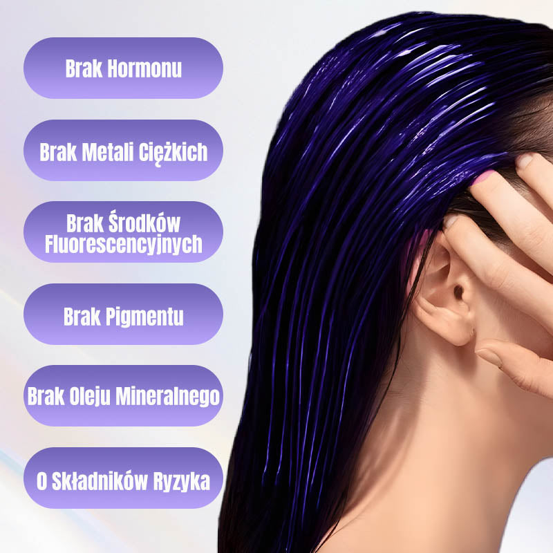 ✨Durée limitée Achetez 3 obtenez 2gratuit✨🧴💛 Masque pour cheveux Keratynowa Fioletowa&Laisser flotter les cheveux au vent
