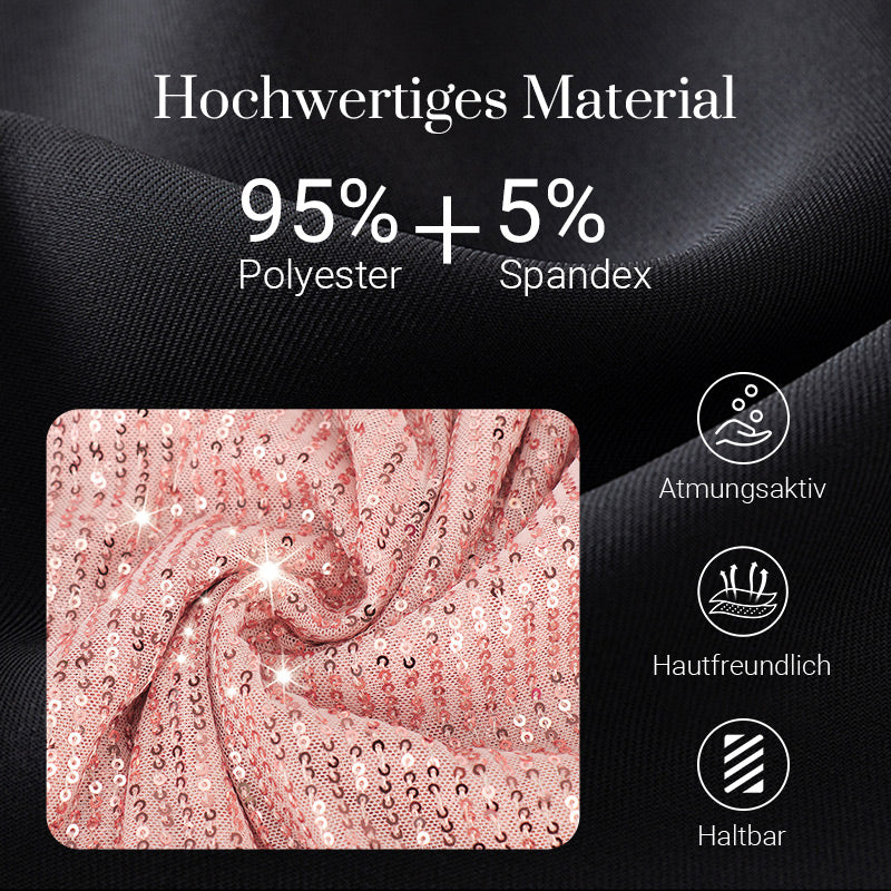 💃👠49% RABATT💖Party- und Clubkleid mit One-Shoulder-Träger und funkelnden Pailletten für Damen✨