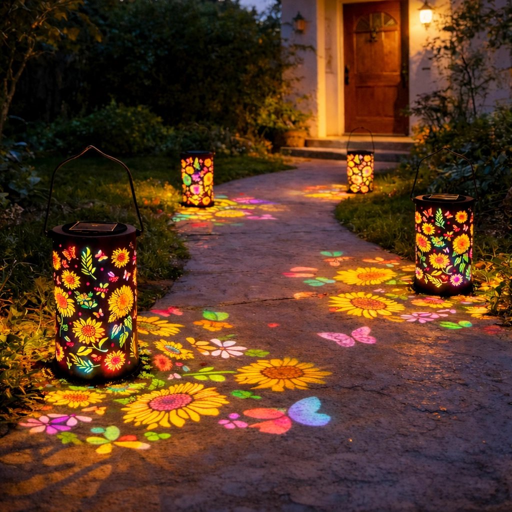 🔥HEISSER ANGEBOT 49 % RABATT 🌞Bunte Sonnenblumen-Solar-Gartenlaterne