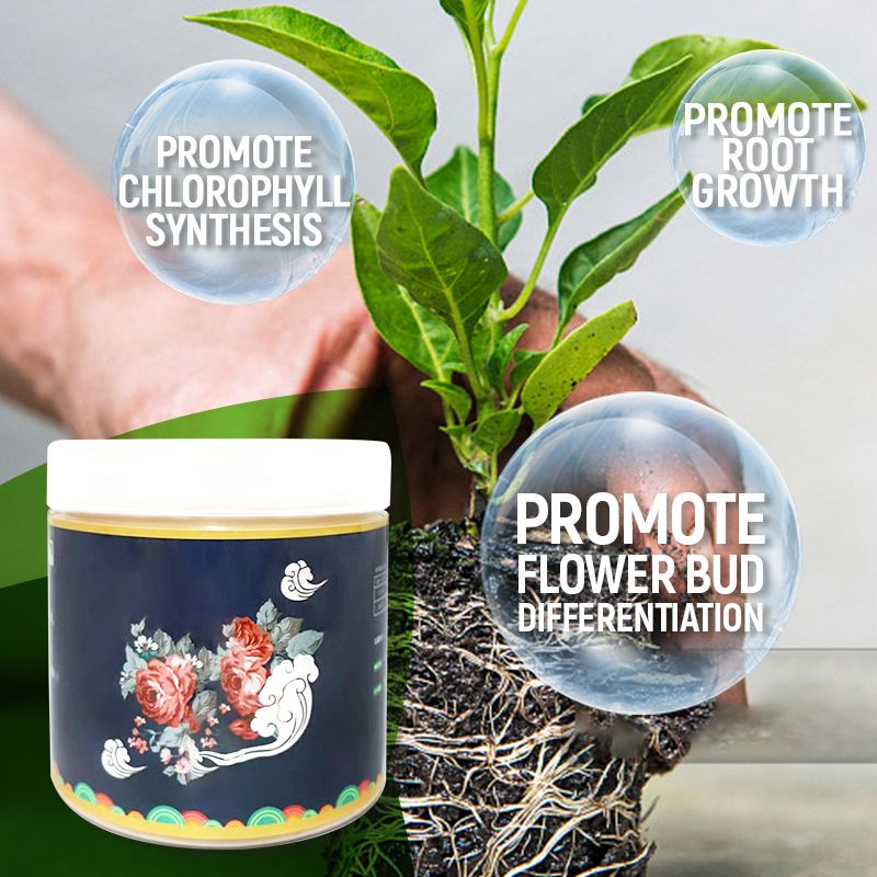 Pousbo® Fertilizante orgánico de harina de hueso especial: promueve el crecimiento de flores y frutas