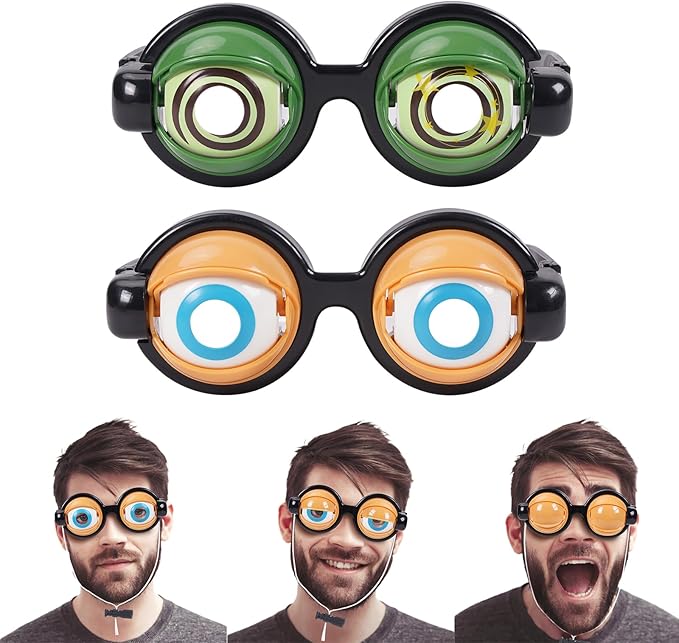 🔥WEIHNACHTSANGEBOT 50 % RABATT!!🏆Blitzangebot💥Lustige Brille mit Augenzwinkern-Mechanismus🥸