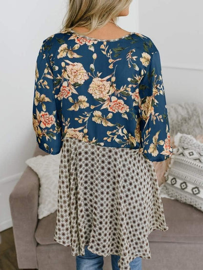 📢📢Großer Ausverkauf läuft!⏰🌸Damen-Kimonos mit Blumenmuster, Rüschenärmeln und Bindegürtel – luftige Boho-Cardigans im lockeren Schnitt