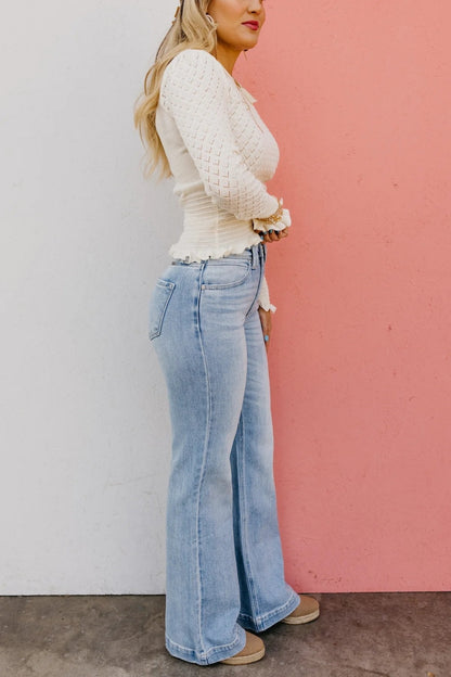 🌷Vorverkauf 50% Rabatt auf🍃Vintage-Waschungen mit hohem Bauch und Bauchkontrolle Jeans mit geradem Bein