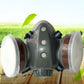 🎁 40% OFF🔥Aktivkohle-Anti-Staub-Doppeltank-Gasmaske