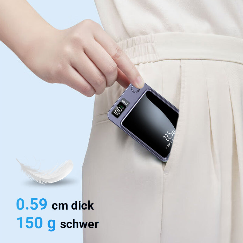 🔥Solange der Vorrat reicht 40 % Rabatt!💪 10000mAh Powerbank – 22.5W Schnellladen & Ultradünn!