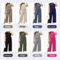 🌺2025 Neue Frauen Casual Cap Sleeve Top Wide Leg Crop Pants Zweiteilige Sets🌺