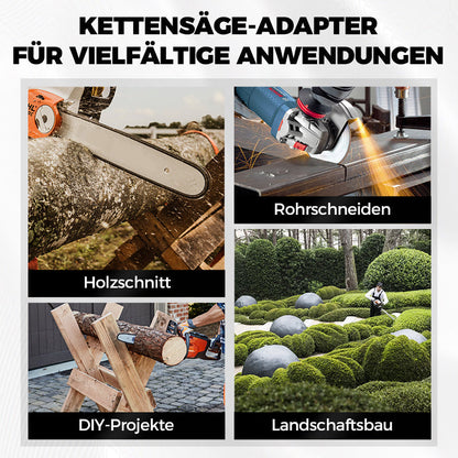 🔥Bausatz zum Umbau eines Winkelschleifers in eine elektrische Kettensäge
