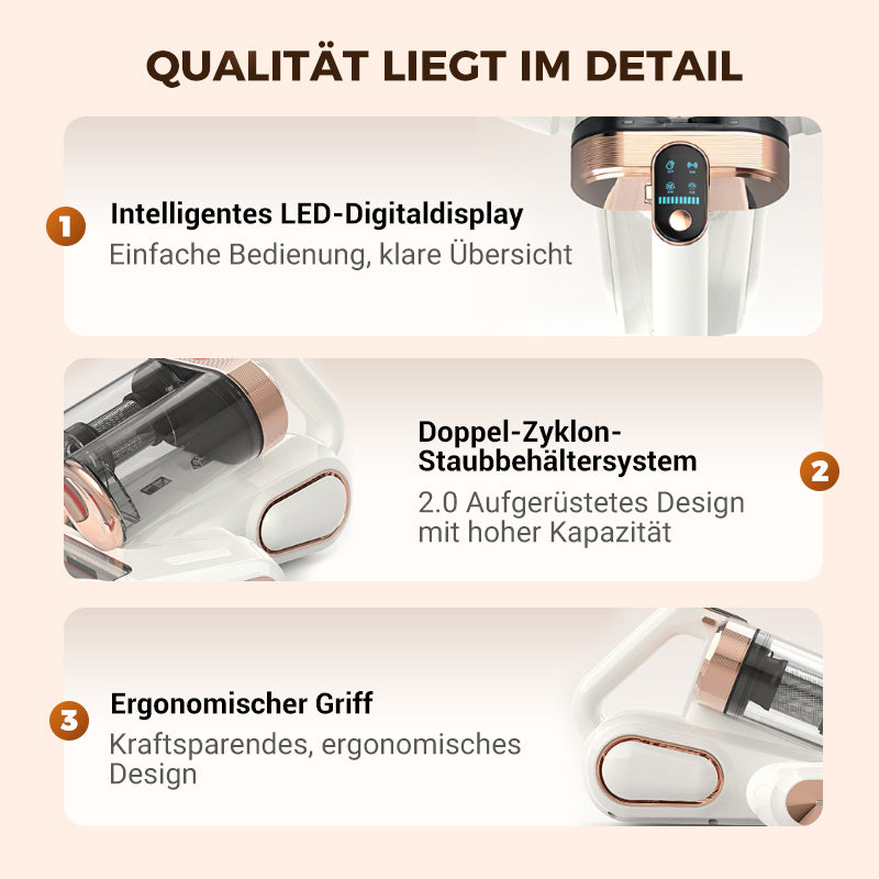 ⏳2026 Neu eingetroffen✨Sakerplus Leistungsstarker UV-Bettstaubsauger
