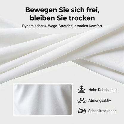 🔥Solange der Vorrat reicht 40 % Rabatt!🎉Herren schnell trocknendes Kurzarm-Hemdchen-Shirt mit Reverskragen
