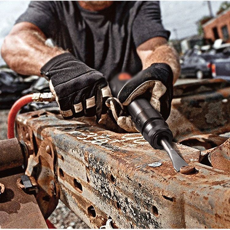 Handgehaltener Spitzhammer – Nutenfräser und Rostentferner, Druckluft-Schaufelhammer