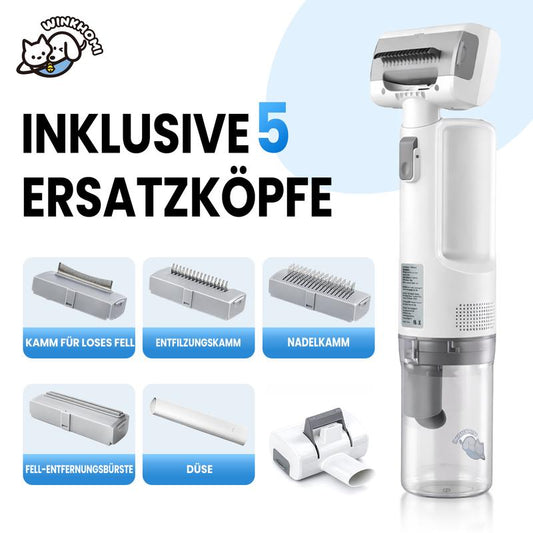 📢📢 JETZT 50 % RABATT!! ⏰🐾 Multifunktionales Haustierpflegeset – leiser Elektro-Entfilzer & Felltrimmer für Katzen & Hunde, saugt lose Haare auf ✂️🔇