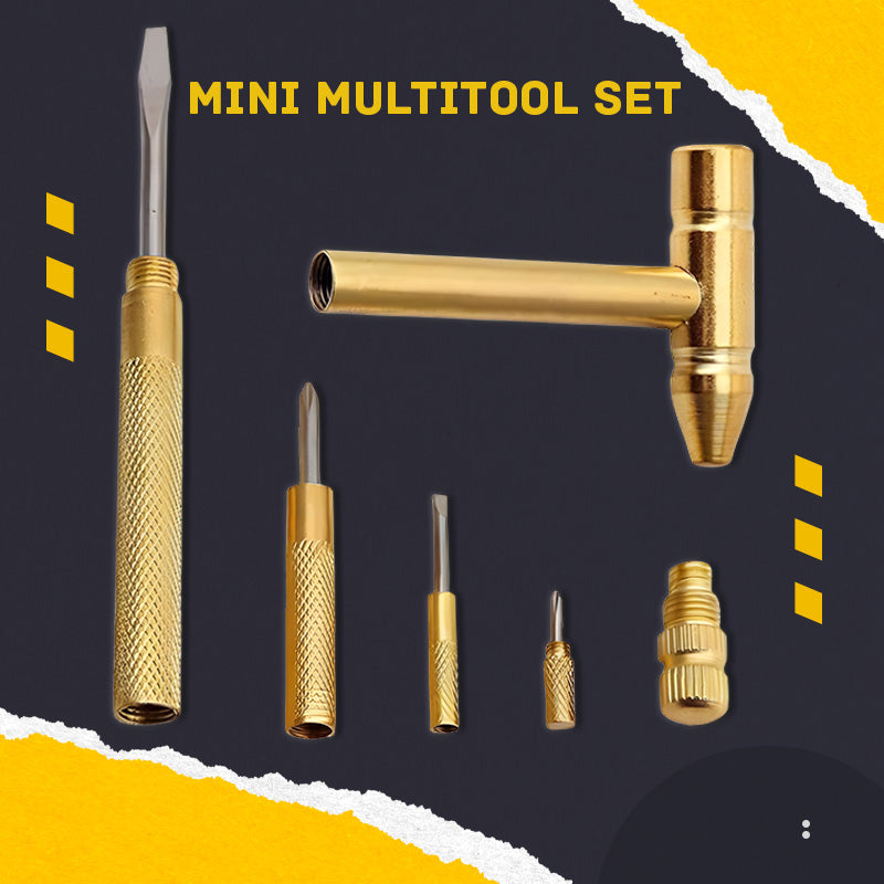Mini-Multifunktionshammer – 5-in-1 Werkzeug mit integriertem Schraubendreher 🔨🛠️