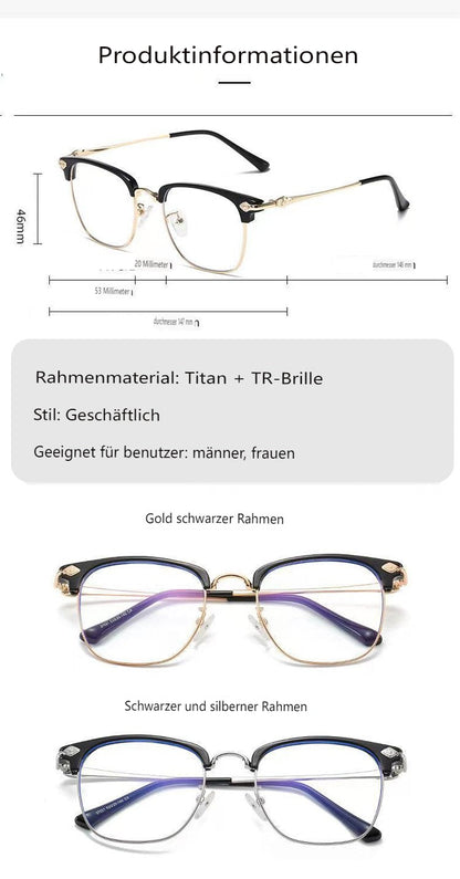 Vergiss schwere Brillen! DEINE leichte PC-Brille mit Blaulichtfilter – für klare Sicht am Bildschirm👓