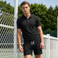 🔥Solange der Vorrat reicht 40 % Rabatt!🎉Zweiteiliges Sommer-Set für Herren aus Polohemd und Shorts
