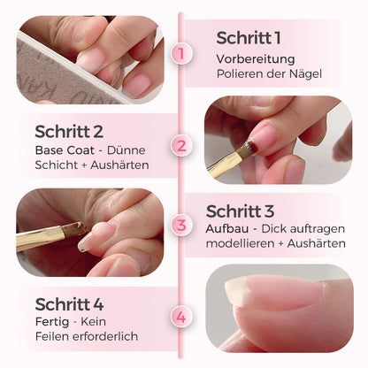 🎉Acquista 3 e ricevi 5 gratis💅Gel base per unghie multiuso 3 in 1 ad elevata trasparenza