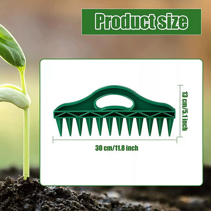 🌱Espaceur de graines et bâton de plantation – Outil de plantation de précision à 12 trous