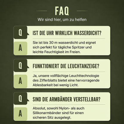 ⏳Zeitlich begrenztes Angebot⏰ Herren-Quarzuhr mit Leuchtanzeige – Doppeltes Leuchten, 30M Wasserresistent, Datumsanzeige 🕶️