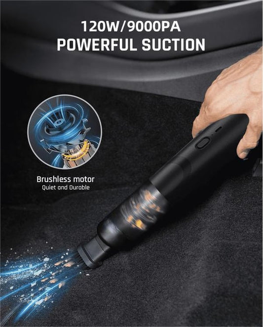 💥Aktion – 50 % Rabatt💥Tragbarer kabelloser Autostaubsauger mit hoher Saugkraft