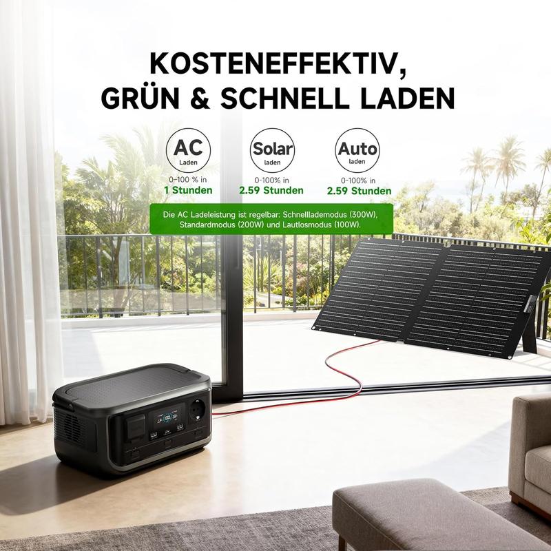 ⚡300-W-Außen-Netzteil mit LFP-Akku