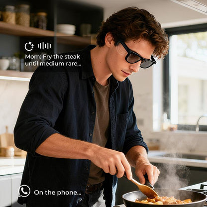 Smarte KI-Brille: ChatGPT, 4K-Aufnahme & Übersetzung in 160+ Sprachen