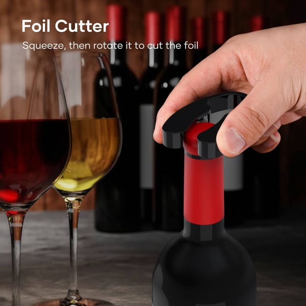 🍾 50% RABATT! 🍷 Satz Elektrischer Flaschenöffner – Kabellos, Automatische Drehung & Ergonomisches Design für Einfaches Öffnen ⚡
