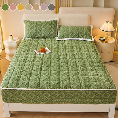 ⏳ Letzter Tag: 37 % auf das gesamte Sortiment!❄️🛌Wärmendes Flanell-Spannbetttuch - Aus weichem Baumwoll-Flanell mit hoher Taschenhöhe & rutschfesten Gummizügen für Komfort zu jeder Jahreszeit