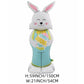🎁 Oster-Frühbucher-Sale 🐰 Riesen 3D-Steh-Hase-Ballon – selbststehend für festliche Stimmung