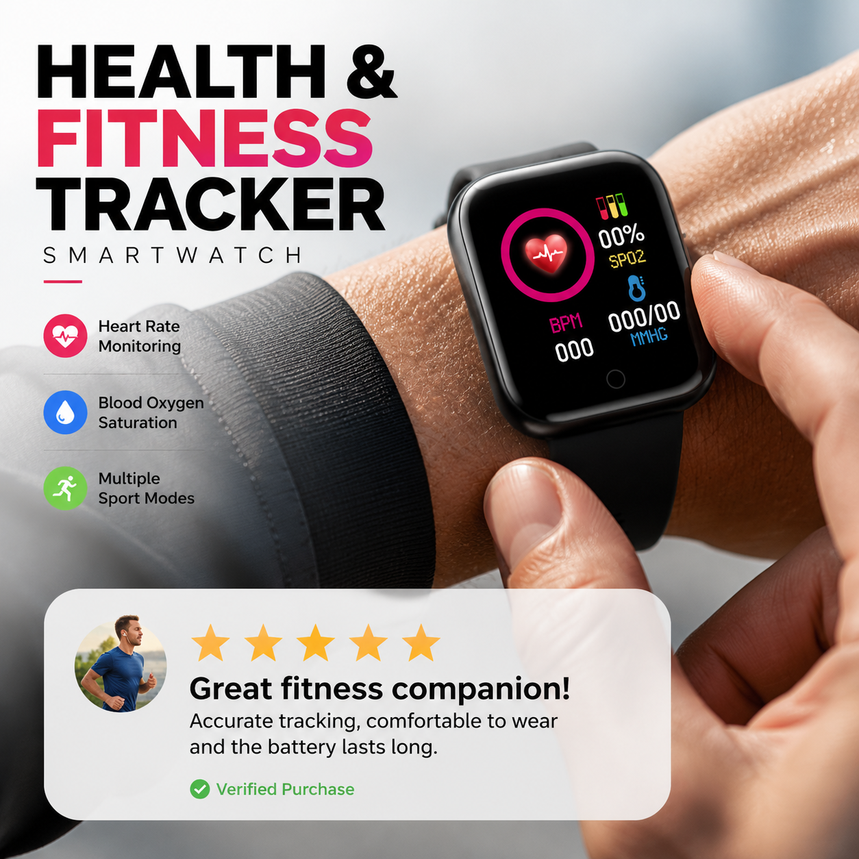 🔥Solange der Vorrat reicht 40 % Rabatt!🎉Smartwatch zur Gesundheits- und Fitnessverfolgung