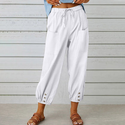 🔥50% rabatt🔥LOCKERE, GERADE HOSE MIT WEITEM BEIN FÜR DAMEN