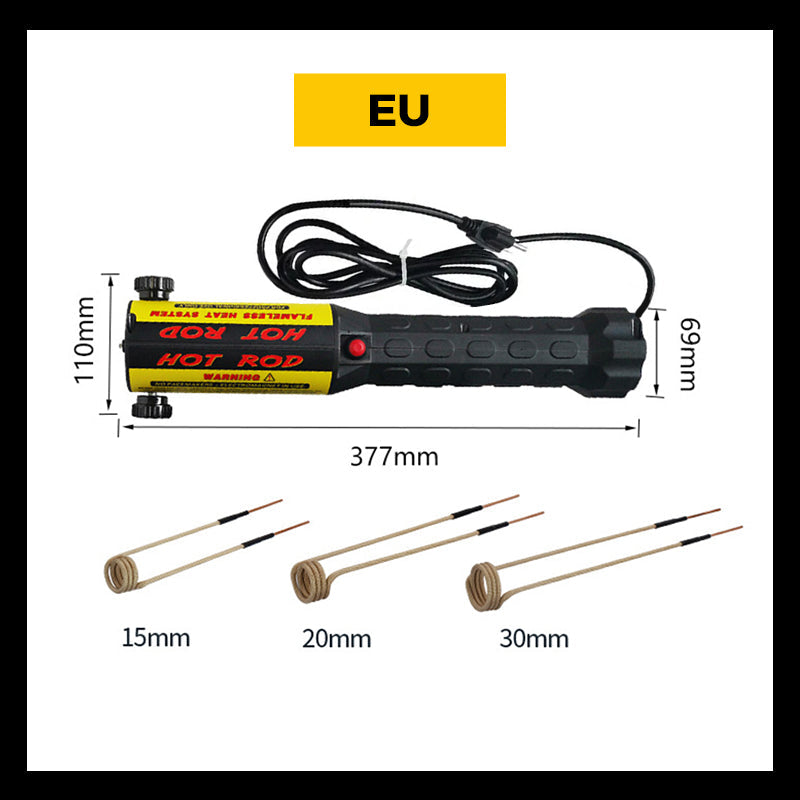 Set di riscaldamento a induzione magnetica - Strumento di calore a induzione da 1100 W per la rimozione di bulloni