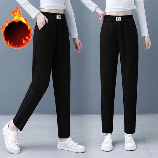 🔥Impulso a la pérdida de nuevos productos🔥Pantalones femeninos de otoño e invierno en terciopelo grueso.