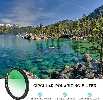 🔥LAST DAY SALE 50%✨OFF 52mm Clip-on CPL Telefon Kamera Objektiv Filter Kit