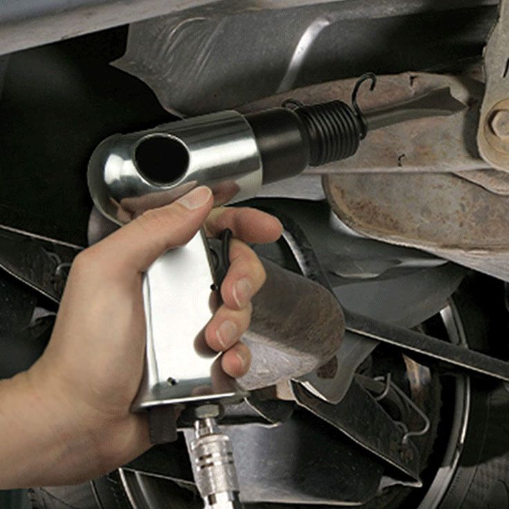 Handgehaltener Spitzhammer – Nutenfräser und Rostentferner, Druckluft-Schaufelhammer