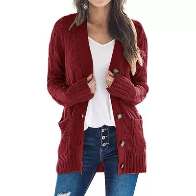 Damen-Strickpullover in Midi-Länge für den Herbst