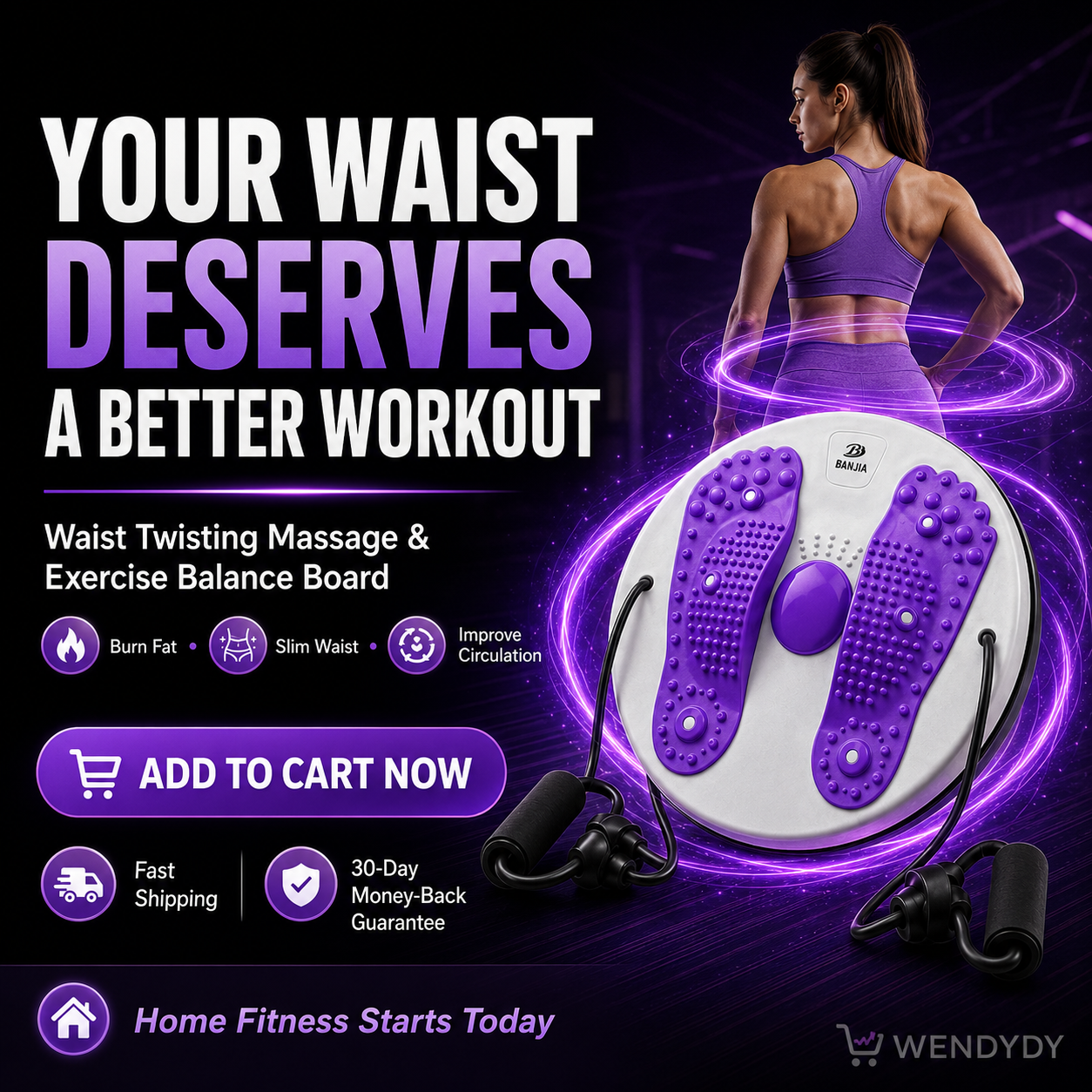 🥳HEISSER SALE 2026🥳💞50.000+ VERKAUFT!👵  ✨ Taillendrehmassage & Balanceboard für Übungen – Fettverbrennung, schlankere Taille & verbesserte Durchblutung zu Hause