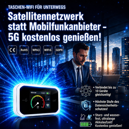 🥳HEISSER SALE 2026🥳💞50.000+ VERKAUFT!👵❤️  Pocket-WLAN mit Kompatibilität zu allen Netzwerken（Bitte bringen Sie Ihre eigene Karte mit ）