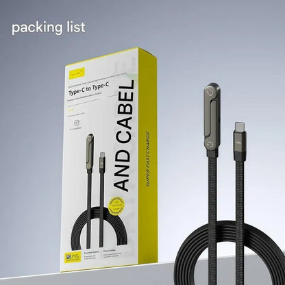 🔥Solange der Vorrat reicht 40 % Rabatt!🎉2-in-1-Geflochtenes Schnellladekabel mit integriertem Handyhalter