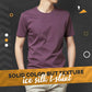 🔥beliebtes Produkt🔥Unifarbenes Ice Silk T-Shirt für Männer