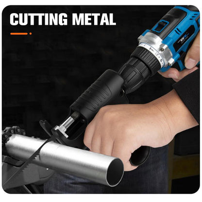 🔧 50% RABATT! ❄️ Sabersägeadapter für Bohrmaschine – Vielseitig, robust & einfach zu montieren – Ideal für Holz, Kunststoff & dünnes Metall