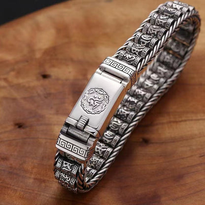 💎 50 % RABATT! 💎 Tibetisches Gebetsmühlen-Armband – 925er Sterlingsilber, Glücksbringer & Valentinstagsgeschenk