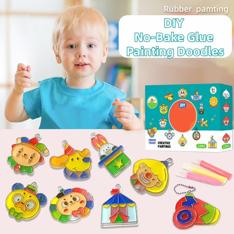 🔥Solange der Vorrat reicht 40 % Rabatt!🎉DIY-Gel-Malset für Kinder ohne Backen🚀