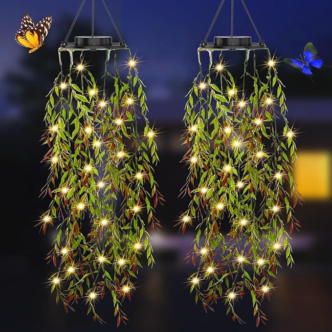 ☀️ KAUFE 3, ERHALTE 1 GRATIS! 🌿 Solar-Efeu-Lichterkette – Wasserdicht, 8 Modi & flexibel – Perfekt für Garten, Balkon & Wanddekoration 💡