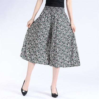 🔥VENDITA CALDA🔥Culottes da donna a gamba larga con chiffon plissettato