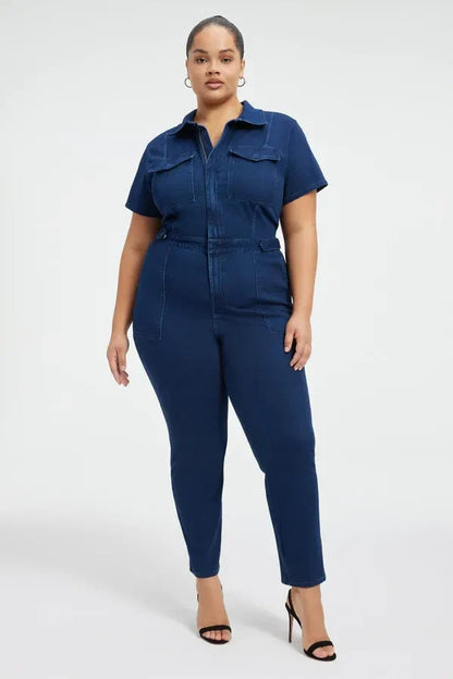💕Skinny Bootcut Denim-overall (gratis frakt ved kjøp av 2 stk.)✈️