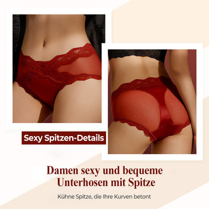 💗Damen sexy und bequeme Unterhosen mit Spitze