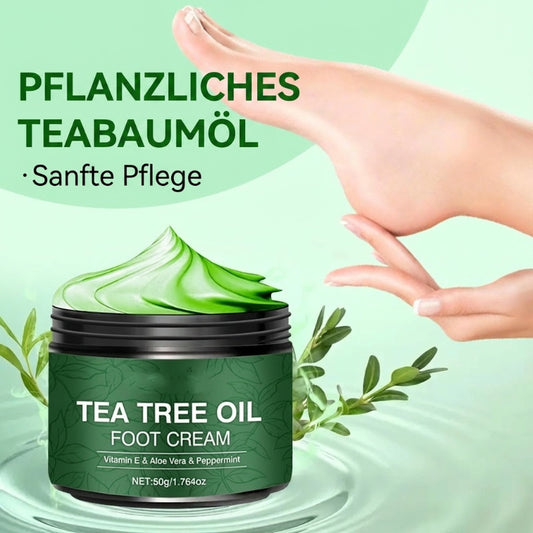 🔥Solange der Vorrat reicht 40 % Rabatt!🎉Beruhigende Fußcreme mit Aloe Vera und Teebaumöl