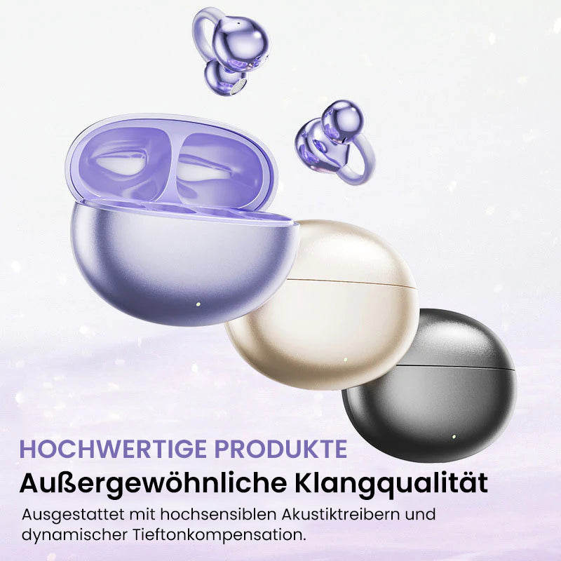 Cuffie bluetooth con clip per orecchie