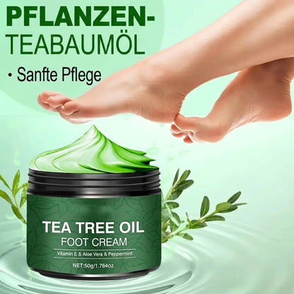 🔥Solange der Vorrat reicht 40 % Rabatt!🎉Beruhigende Fußcreme mit Aloe Vera und Teebaumöl
